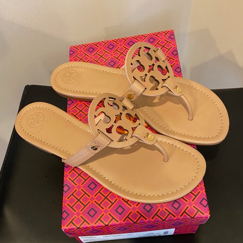 Tory Burch Miller Sandals, size 10